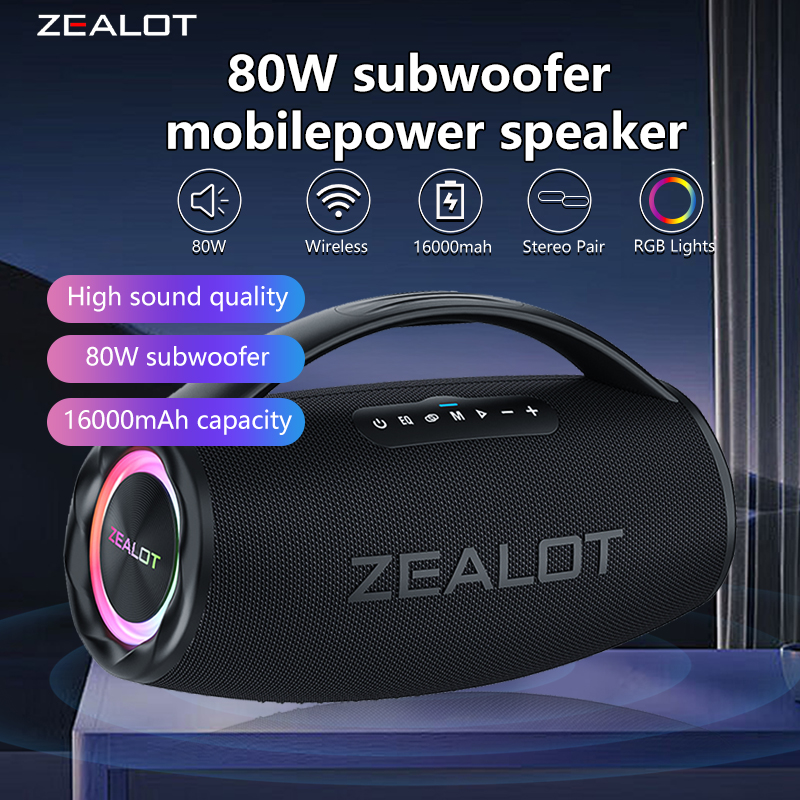 Holy Stone Drone Hs175 - ZEALOT S97 80W Wireless speaker, Outdoor
