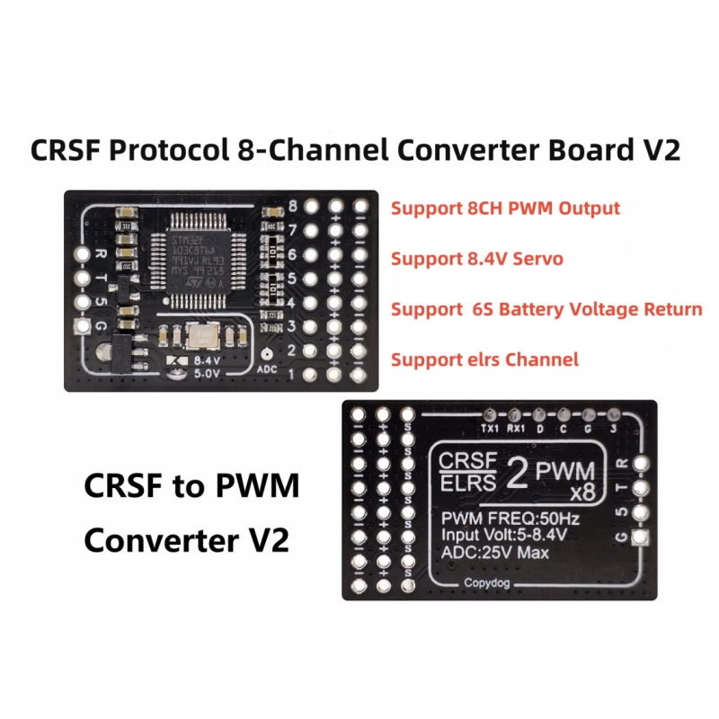 Tbs Fpv Crossfire - TBS Crossfire ELRS to PWM Converter