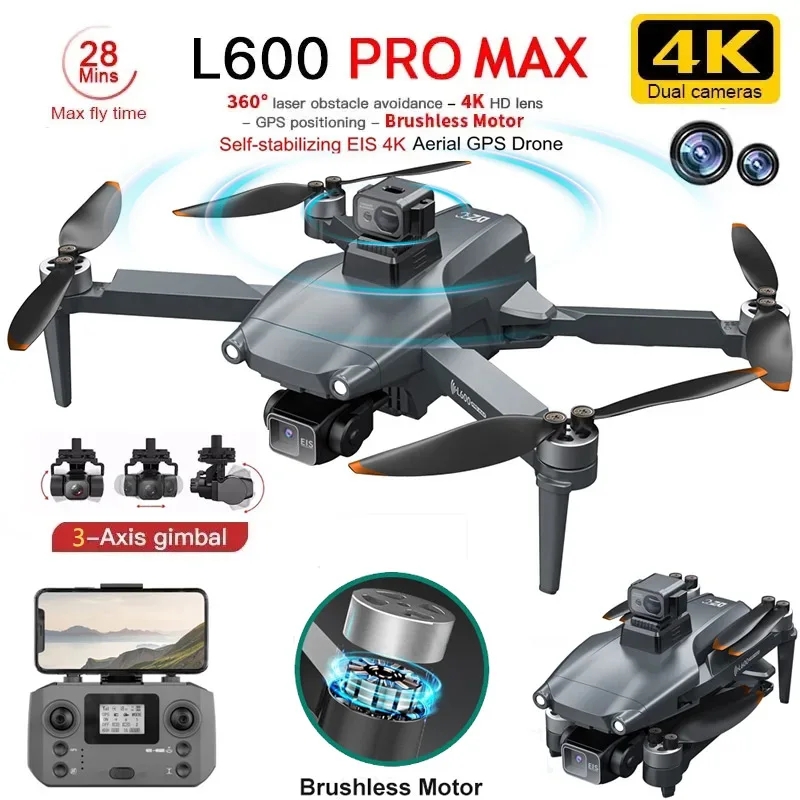 Drone Photogrammetry - L600 PRO MAX GPS Drone Professional