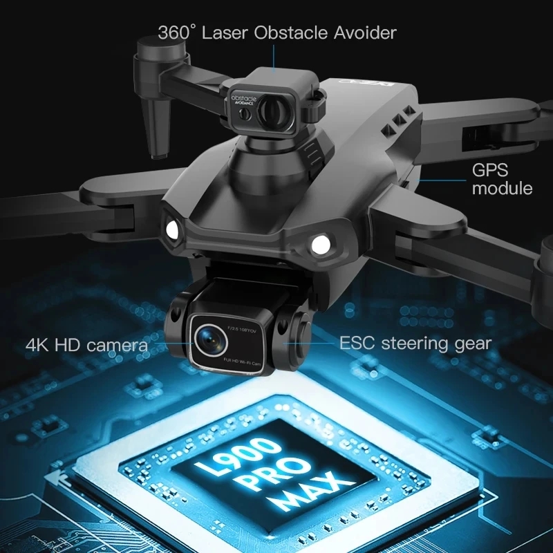 L900 Pro MAX GPS Drone 4K Prof - огляд і ціна Drone Surveying