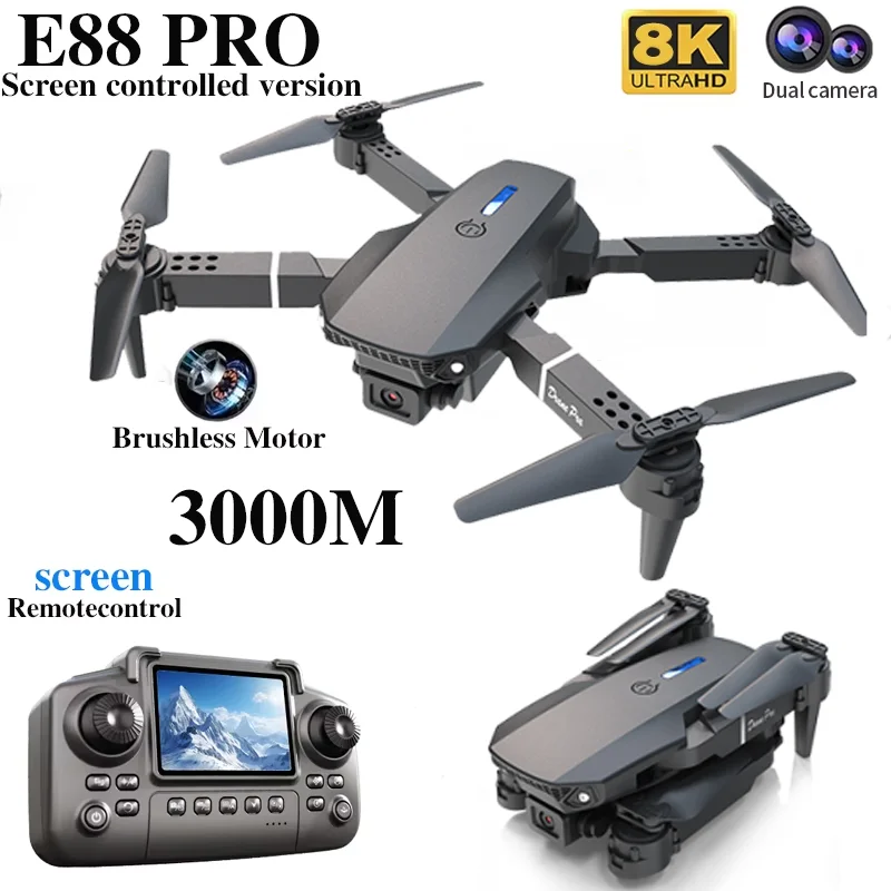Professional E88 PRO Drone wit - огляд і ціна Drone Surveying