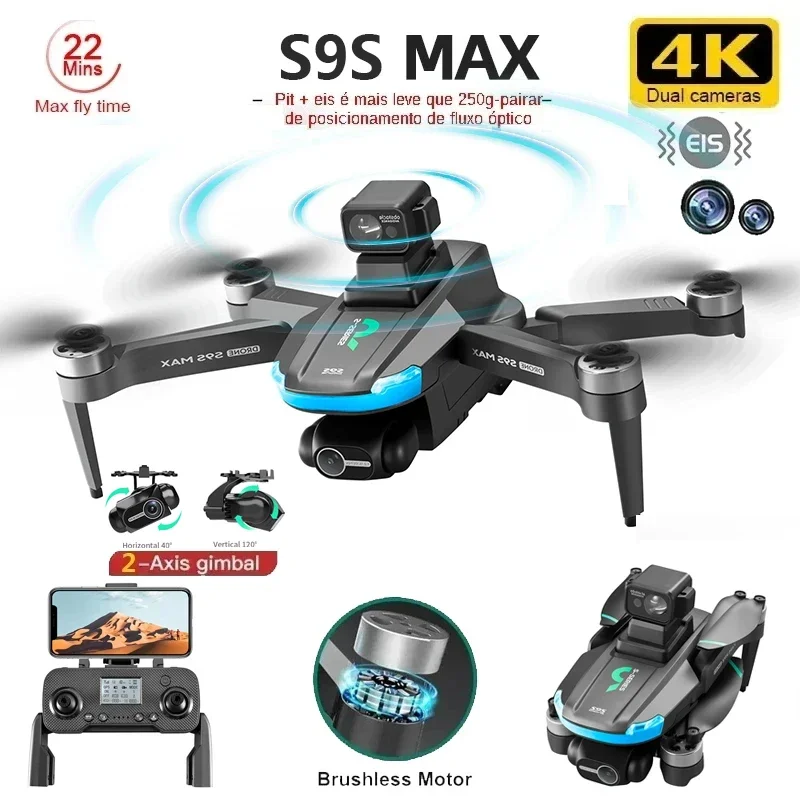 NEW S9S MAX MINI Drone 4K 2-Ax - огляд і ціна Drone Aerial Photography