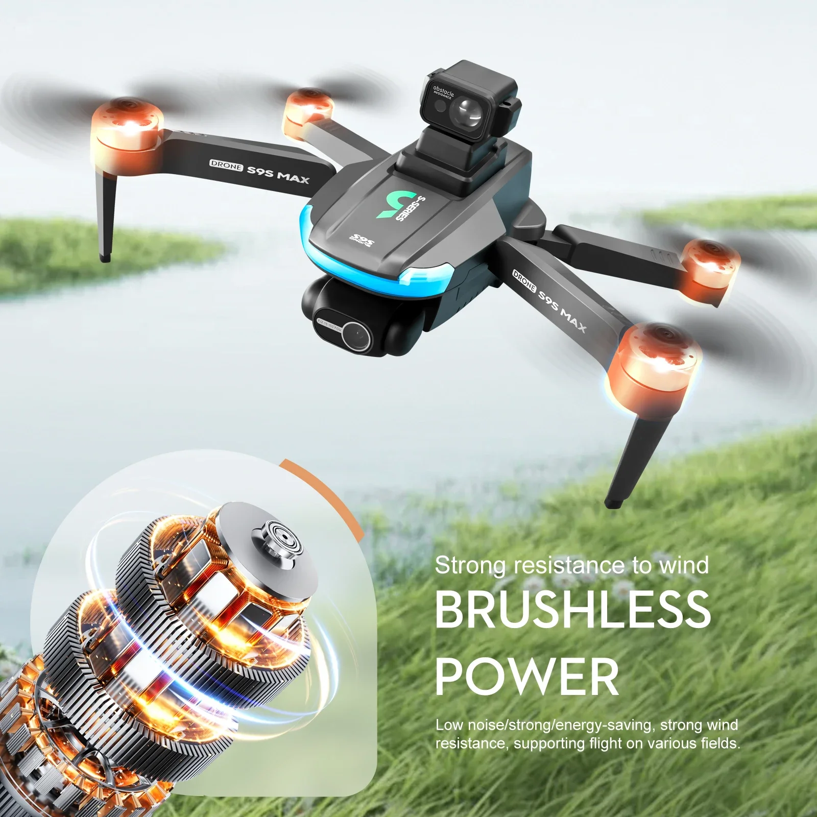 NEW S9S MAX MINI Drone 4K 2-Ax - огляд і ціна Drone Aerial Photography