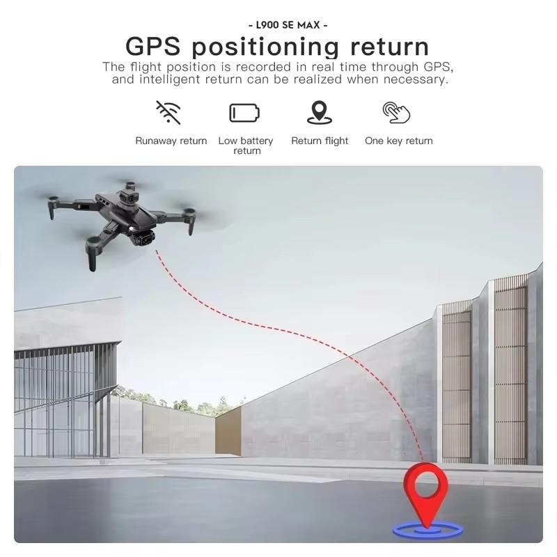 L900 Pro SE MAX GPS Drone 4K P - огляд і ціна Jjrc Drone X12