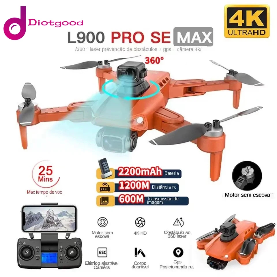 L900 PRO/SE/MAX GPS With 4K HD - огляд і ціна Jjrc Drone X12