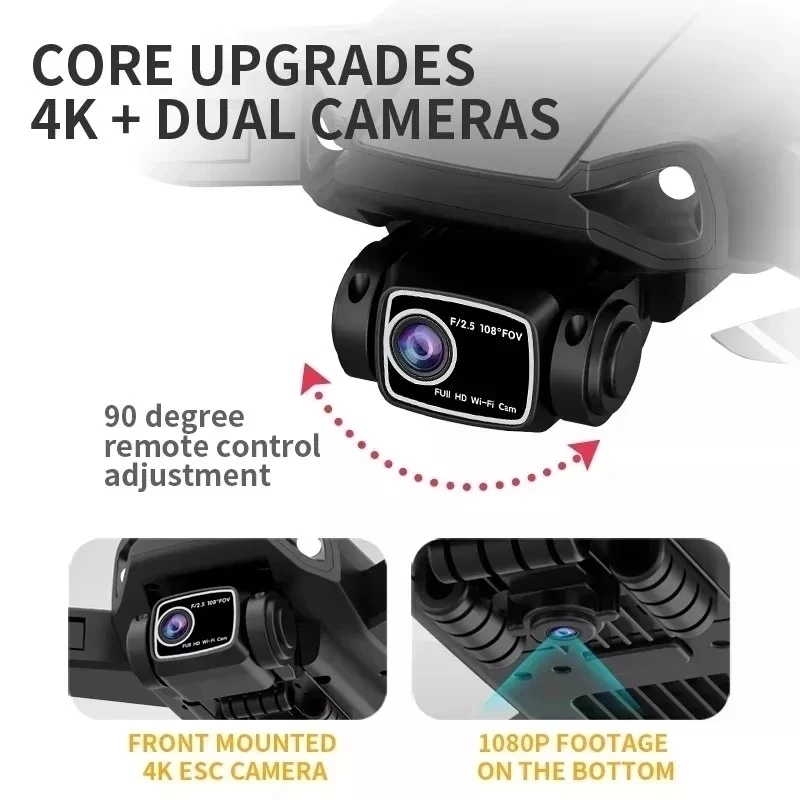L900 PRO/SE/MAX GPS With 4K HD - огляд і ціна Jjrc Drone X12