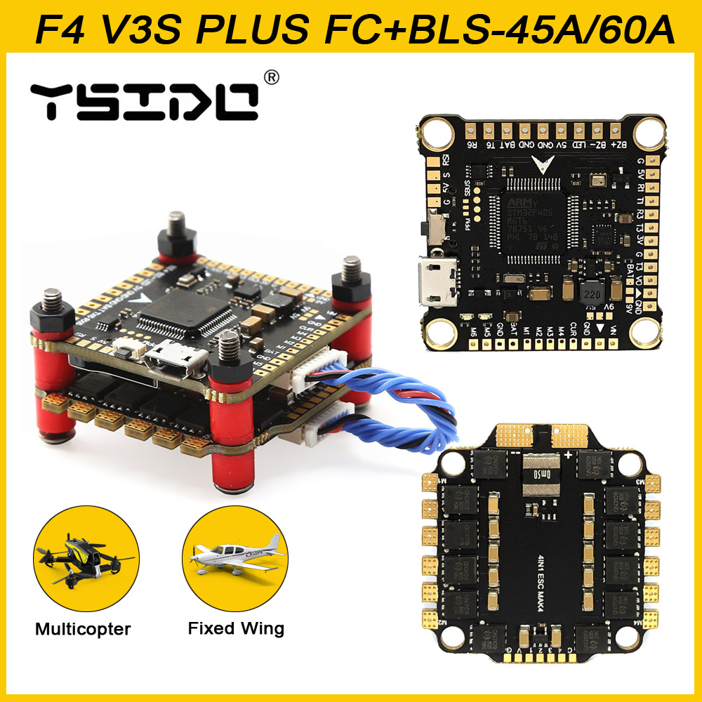 YSIDO NEW F4 V3S PLUS Flight C - огляд і ціна Betaflight Fc F4
