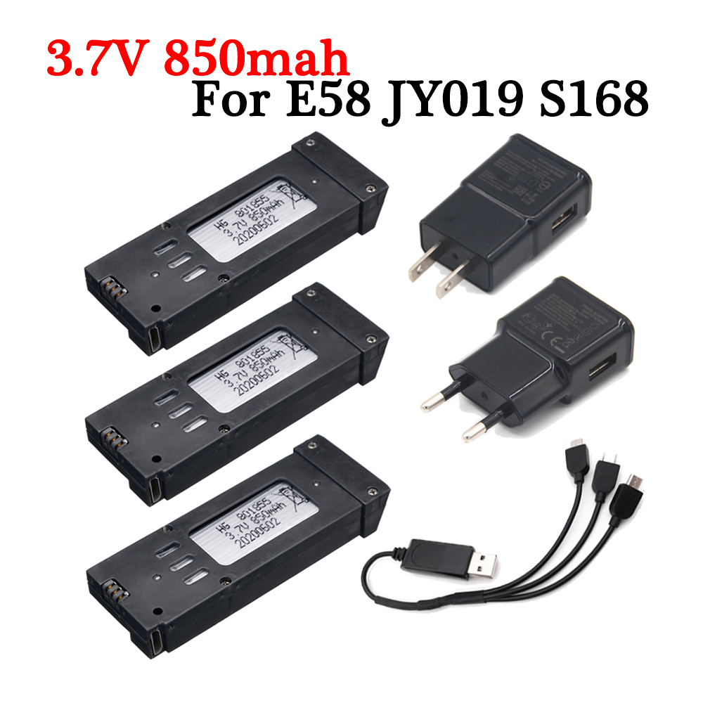 Upgrade Version 3.7V 850mah Li - огляд і ціна Eachine Drone E58