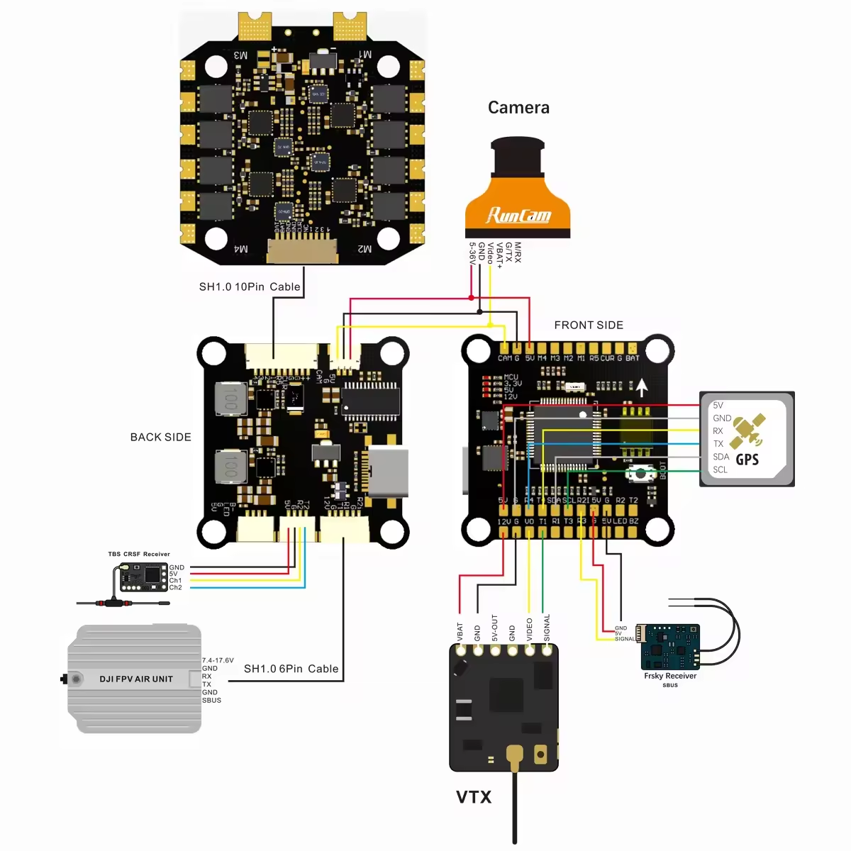 F405 F722 F7 F4 Flight Control - огляд і ціна Betaflight Fc F7