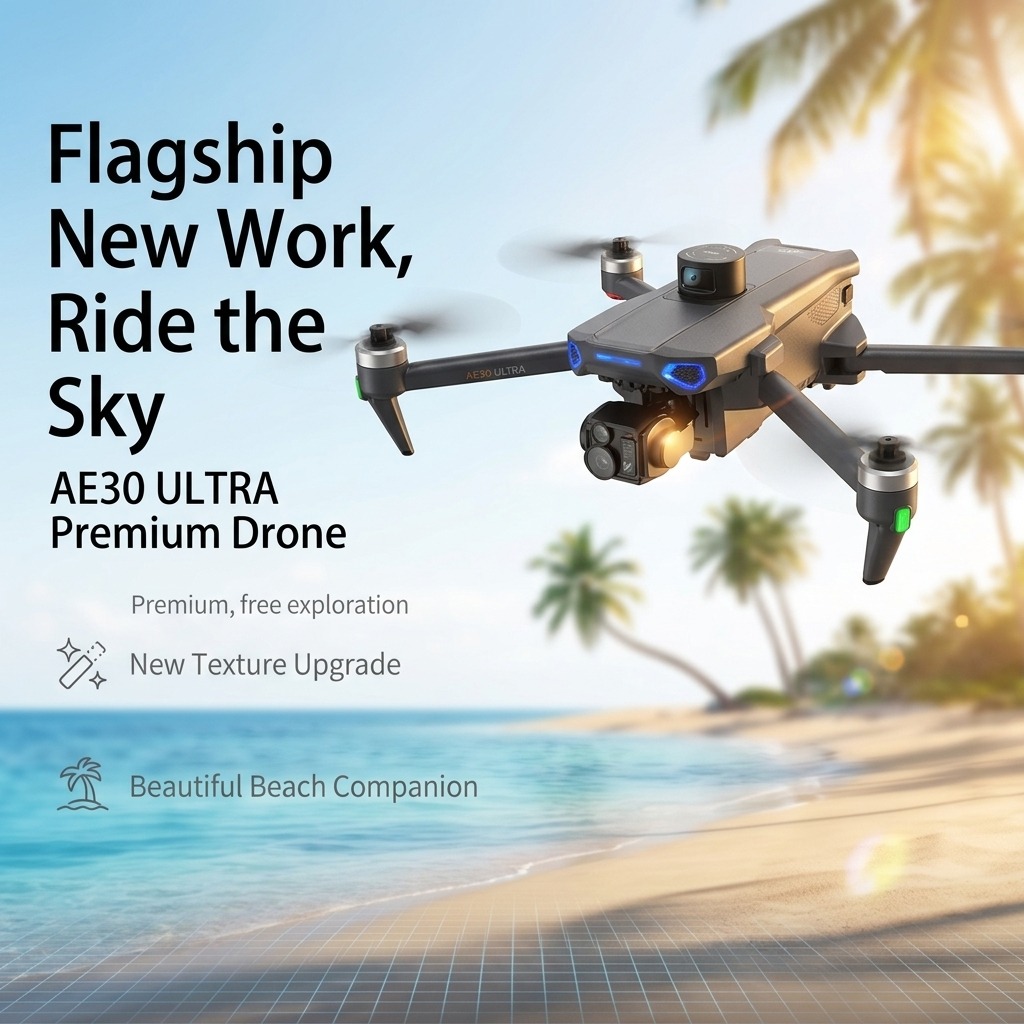 NEW AE30 Ultra GPS Drone 4K Pr - огляд і ціна Drone Multispectral